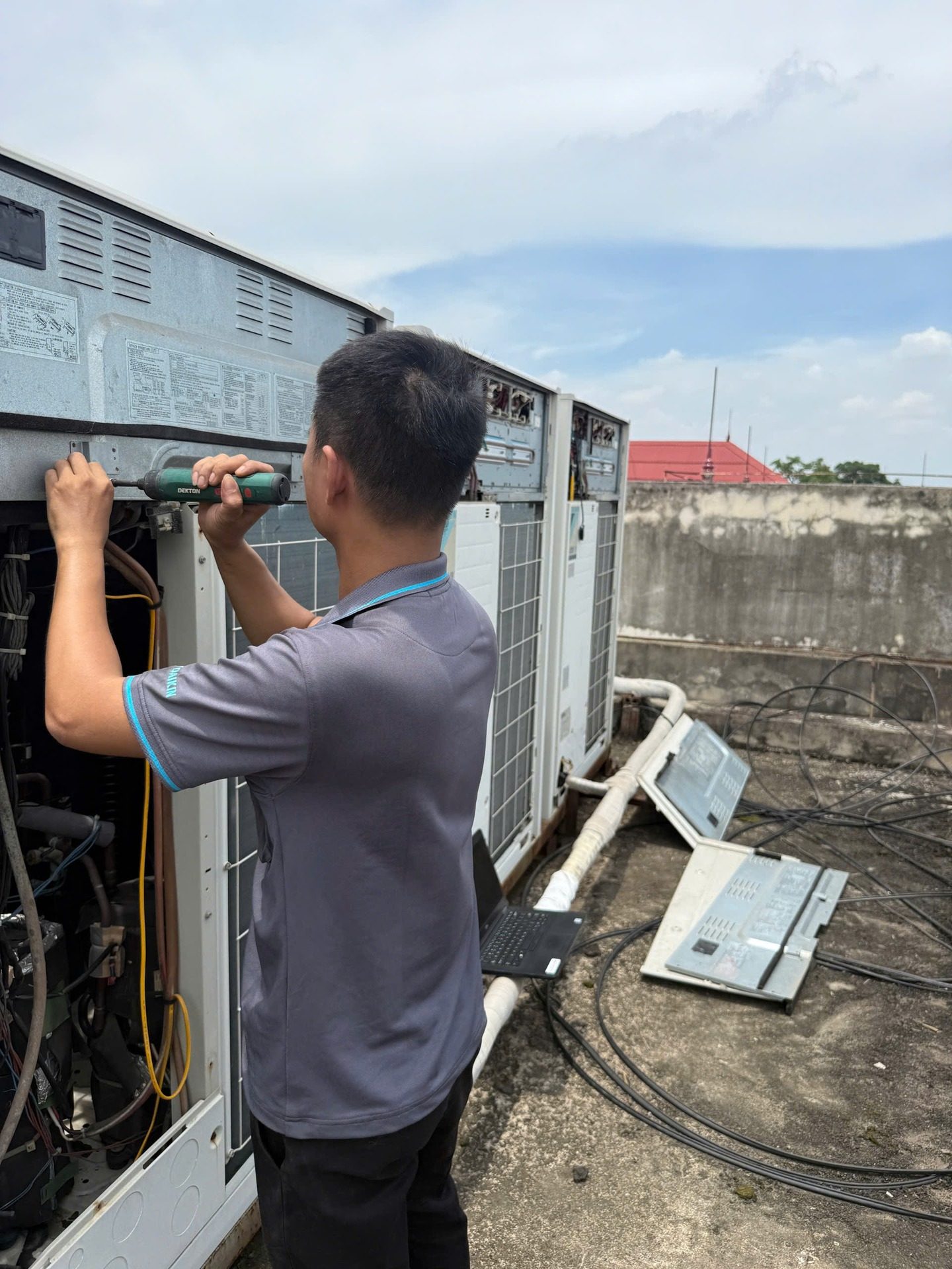 Dịch vụ sửa chữa hệ thống điều hòa LG multi, âm trần, VRF, VRV chuyên nghiệp