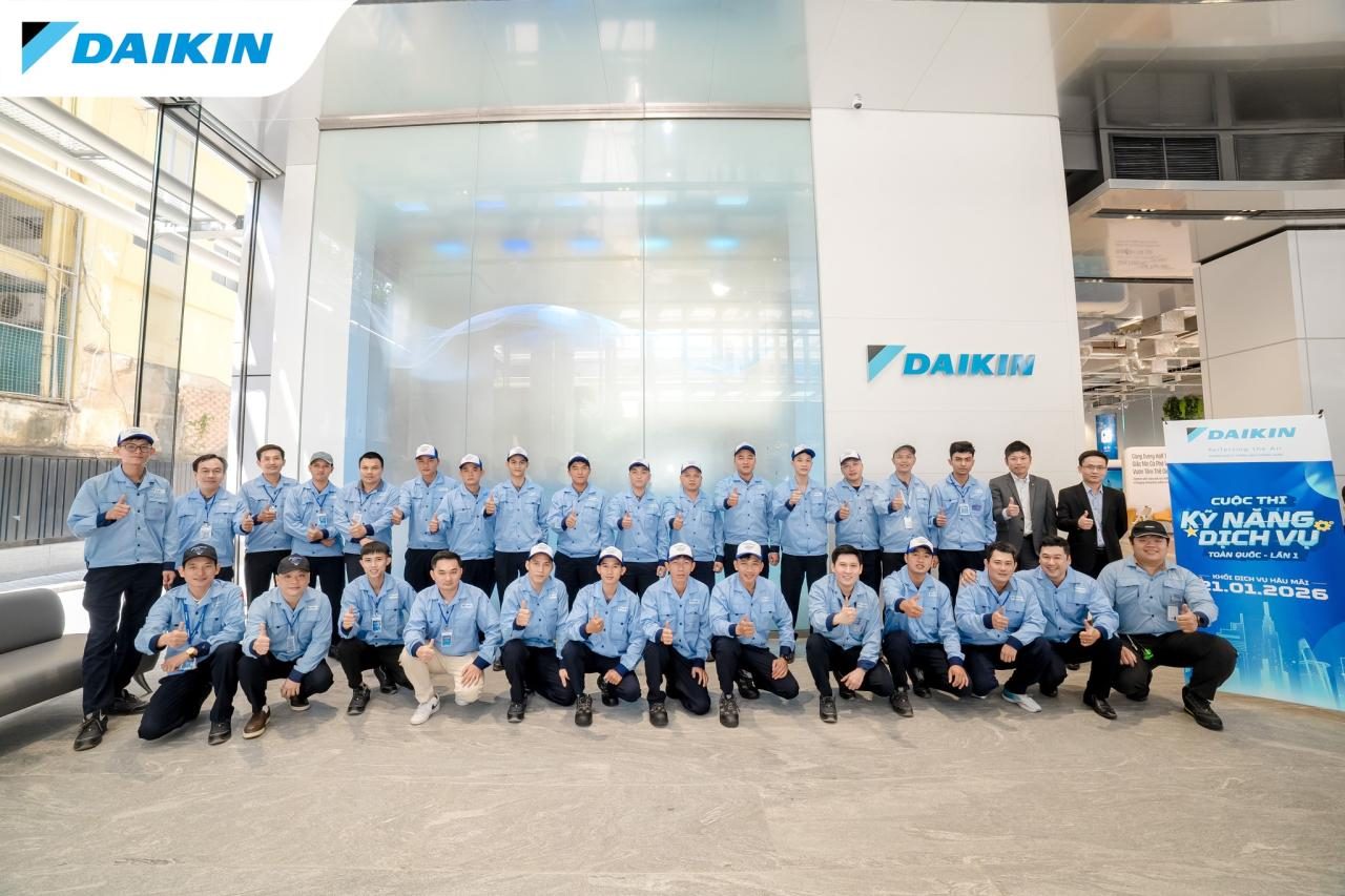 Trung tâm dịch vụ sửa chữa Daikin chuyên nghiệp toàn quốc
