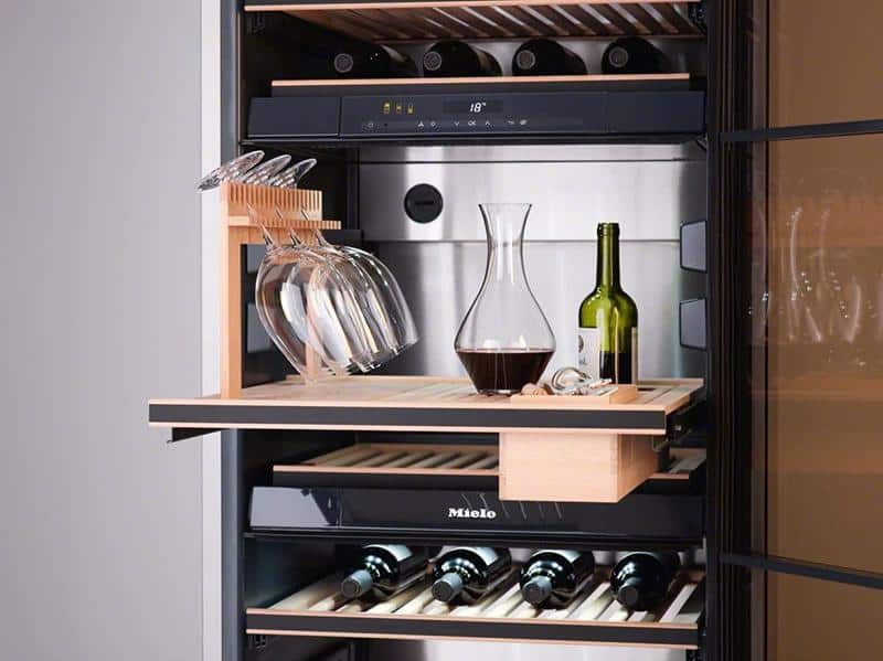 Tủ bảo quản rượu vang miele nhập khẩu xứng đáng với đánh giá 5 sao về chất lượng, mẫu mã cũng như công nghệ